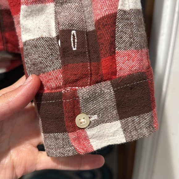 Women’s monoprix autre ton French flannel shirt EUC French 40 - Picture 5 of 5